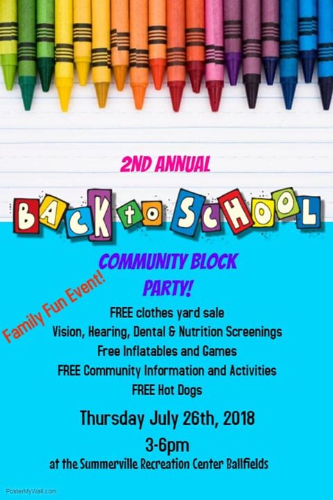 2nd annual community block party