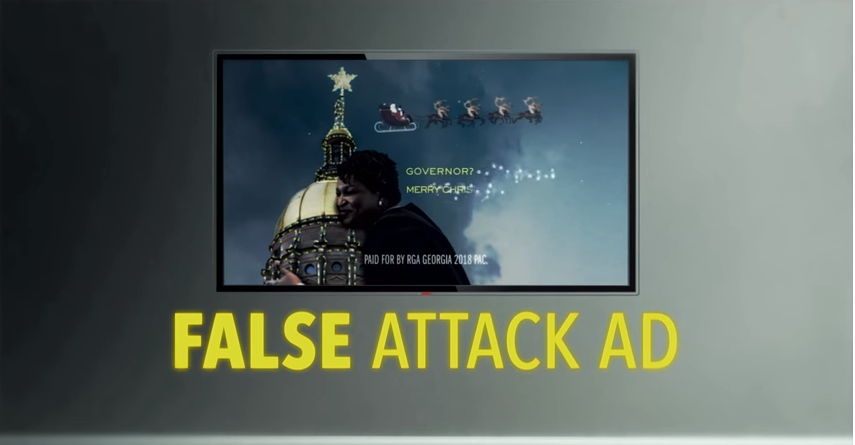 abrams false attack ad