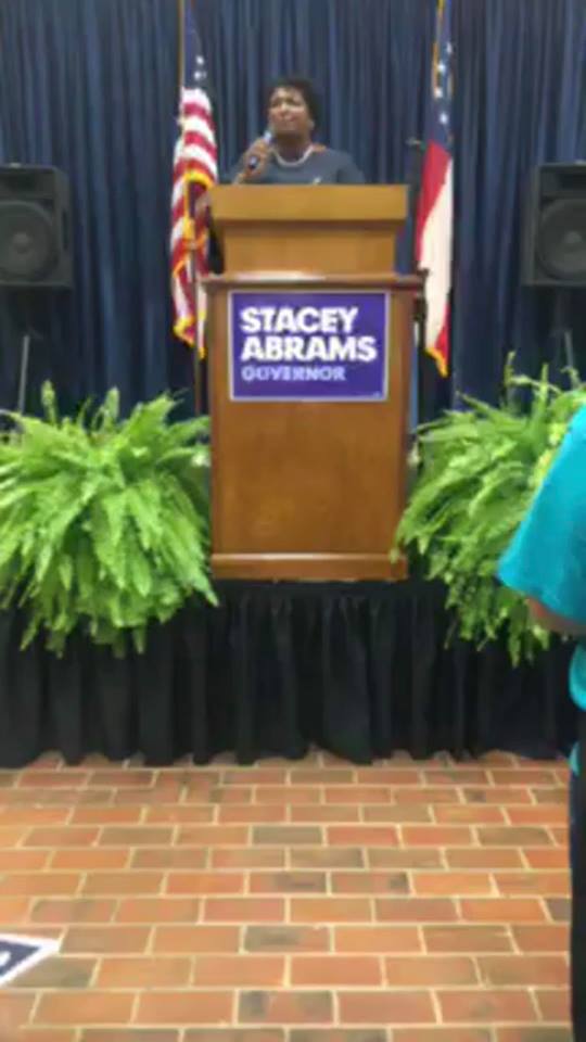 Abrams at Georgia Southern: “People shouldn't have to go into agriculture”  to make a living - AllOnGeorgia