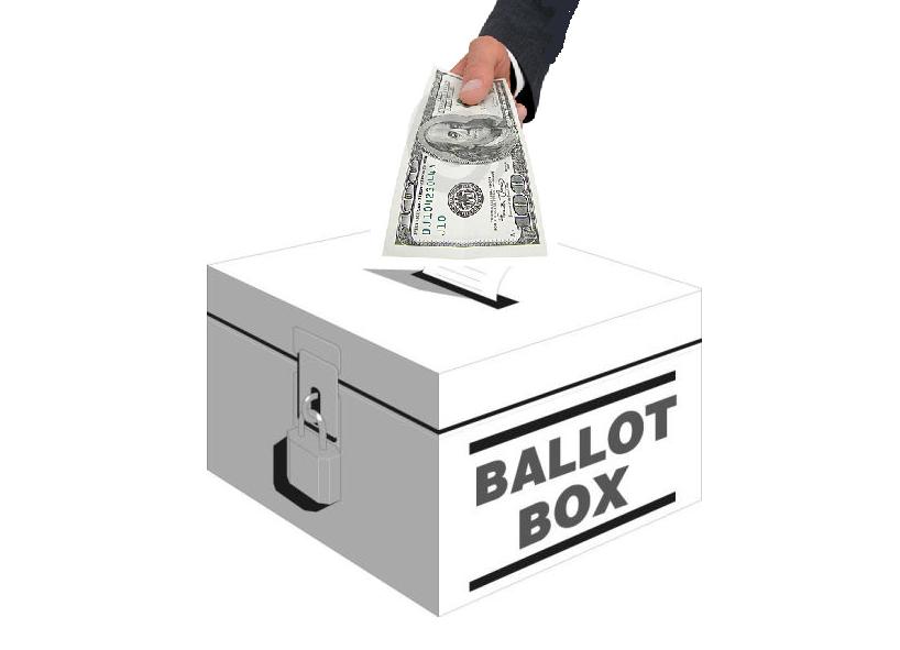 money ballot box