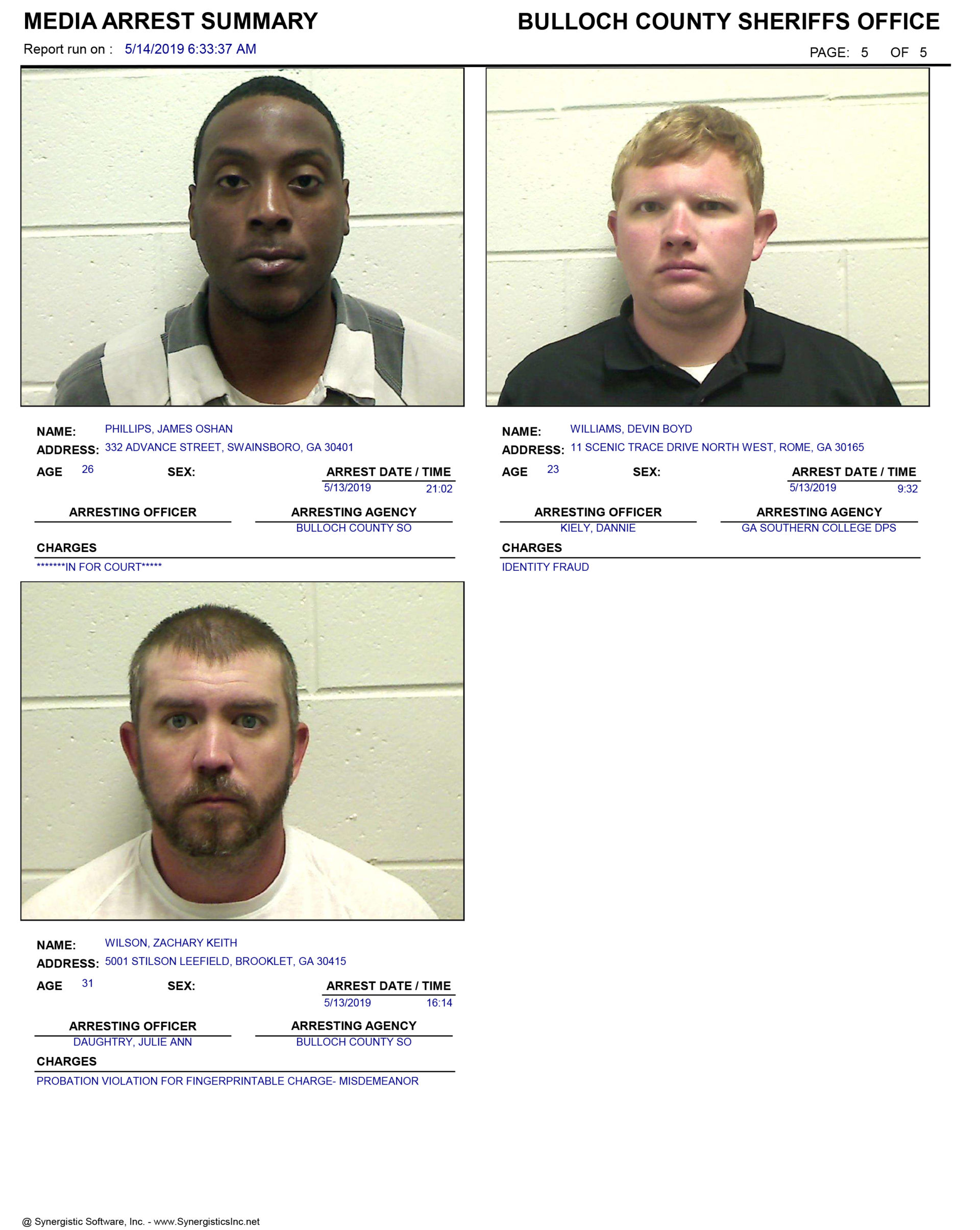 Wctv news booking report picture