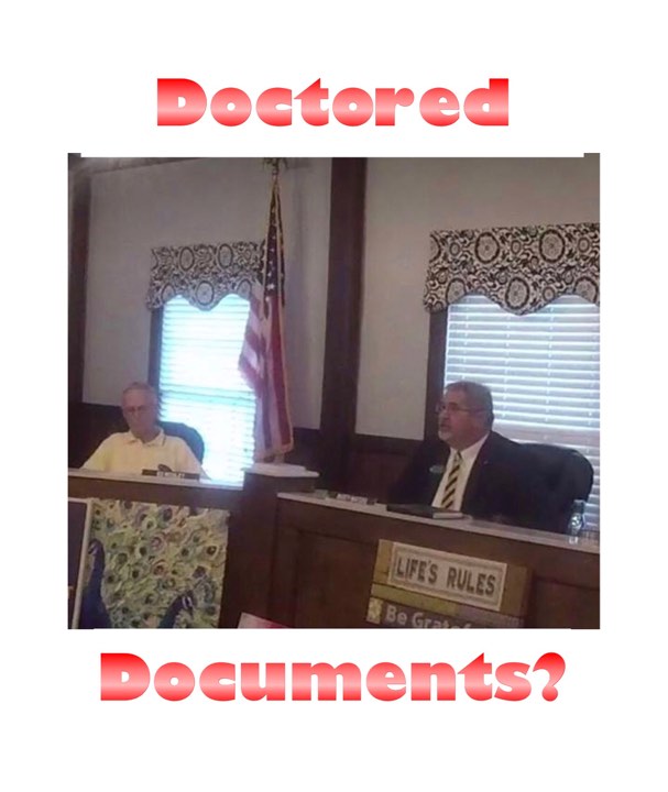 doctored documents