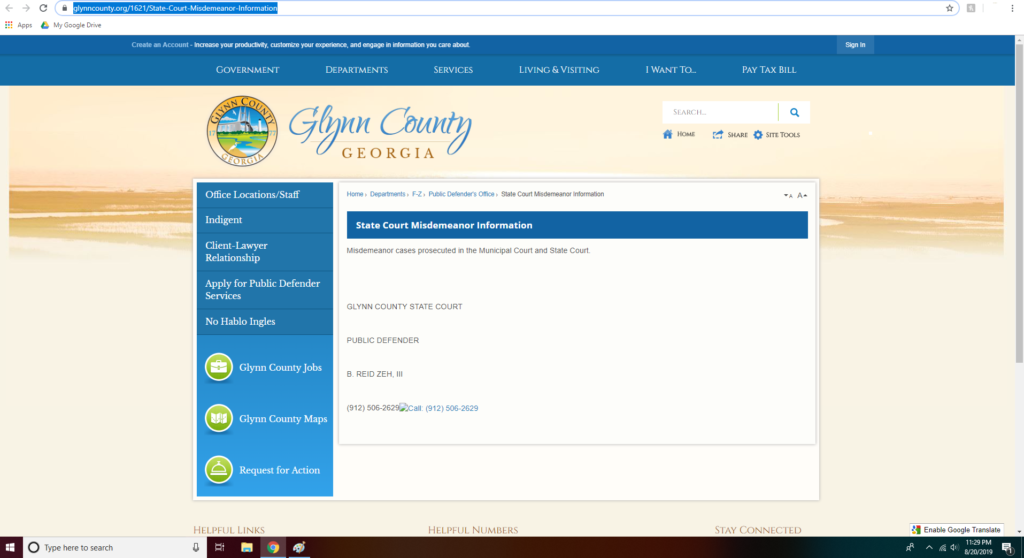 glynn county public defender