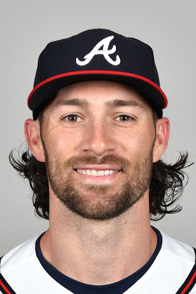 Charlie Culberson of the Atlanta Braves looks on before the game