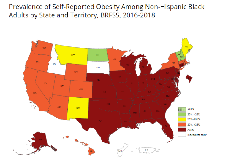 CDC: 9 states report adult obesity at or above 35% - AllOnGeorgia