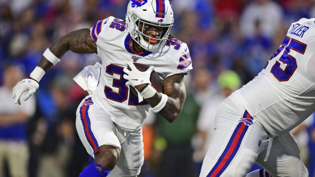 Bills sign running back Senorise Perry; Zay Jones traded to Oakland