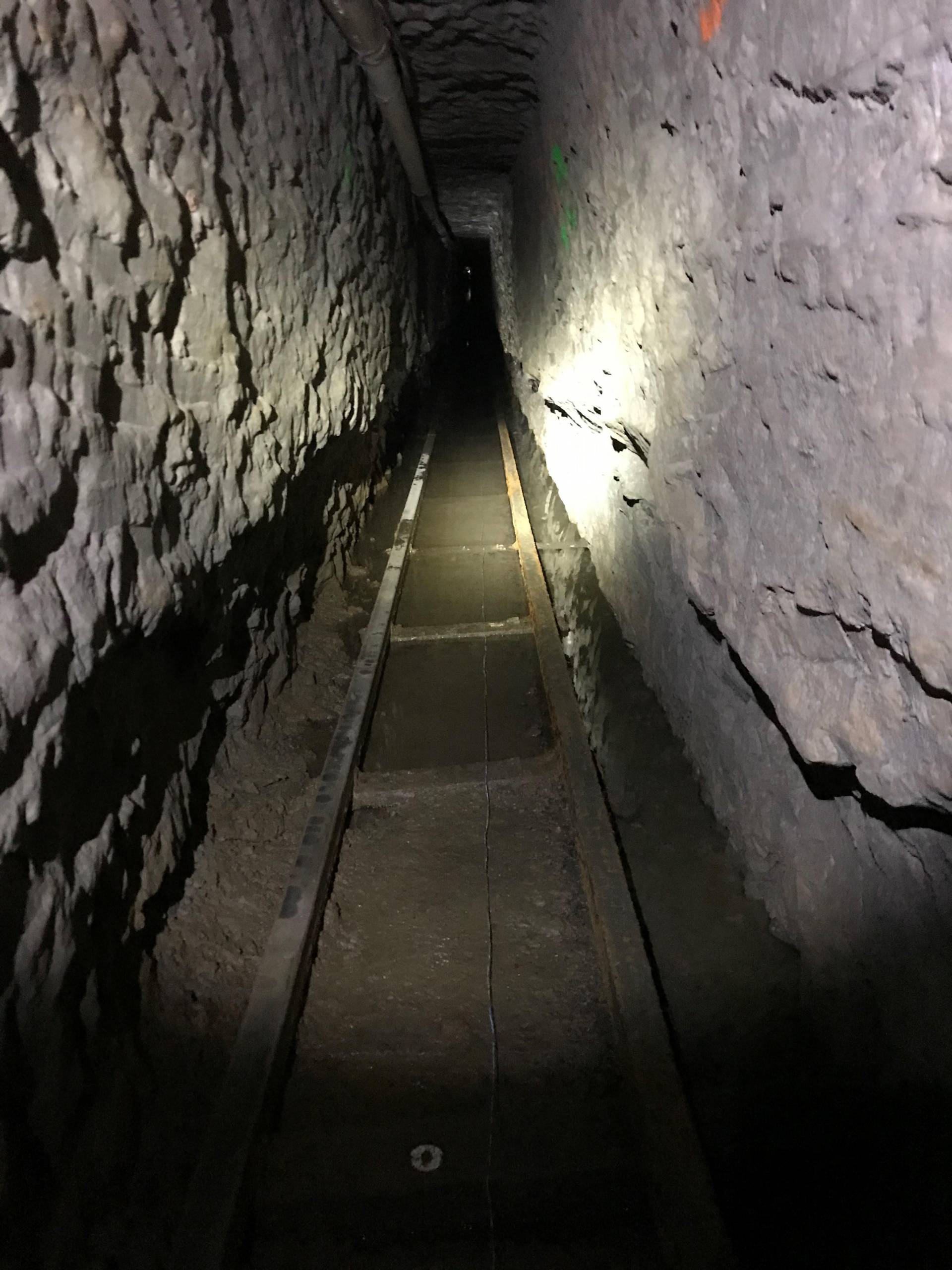 Rail System in Tunnel-a