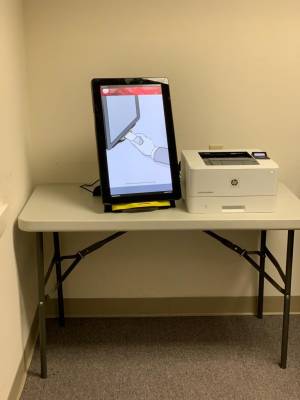 Touchscreen Display and Printer