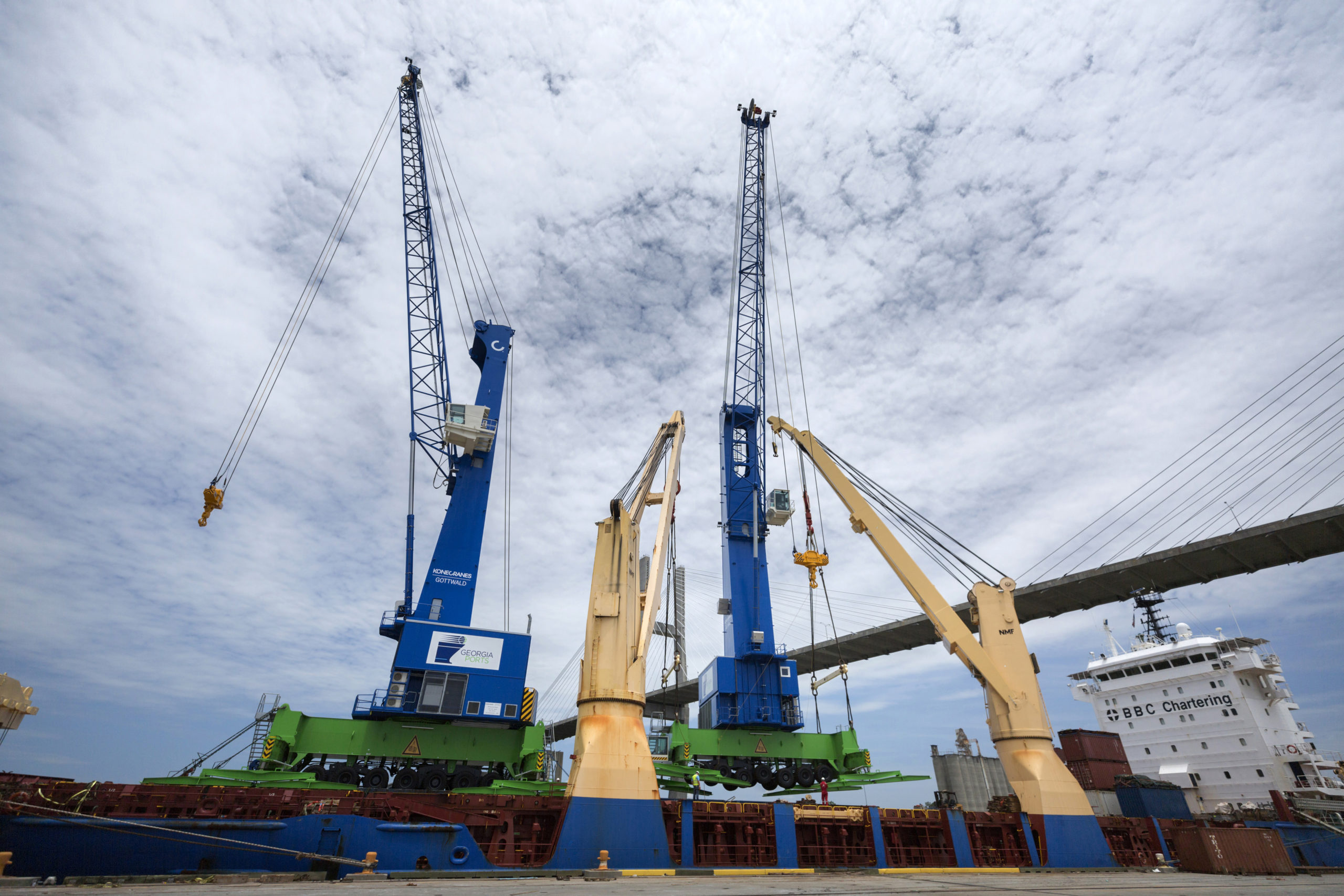 Ocean Terminal Mobile Harbor Cranes