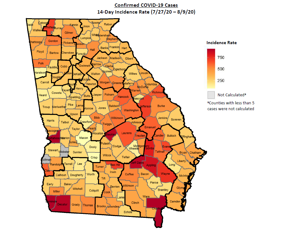 DPH Provides Report on COVID-19 Trends in Georgia - AllOnGeorgia