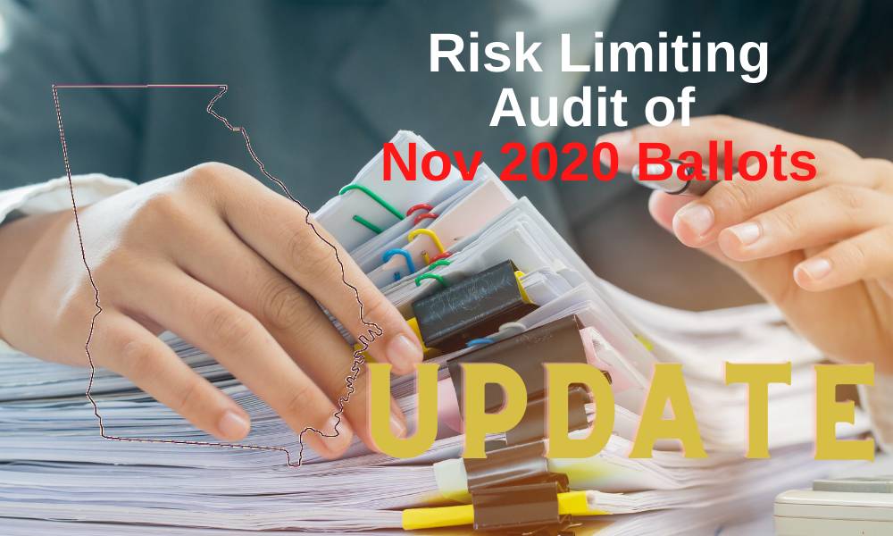 Risk Limiting Audit of Nov 2020 Ballots