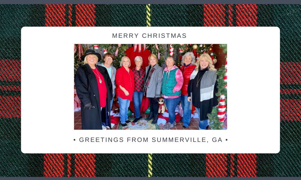 • greetings from Summerville, GA •