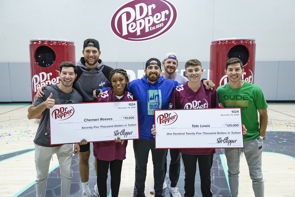 2020 Dr Pepper Tuition Giveaway at Dude Perfect