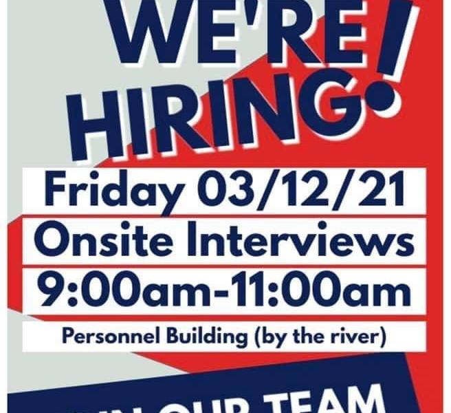 Mount Vernon is HIRING