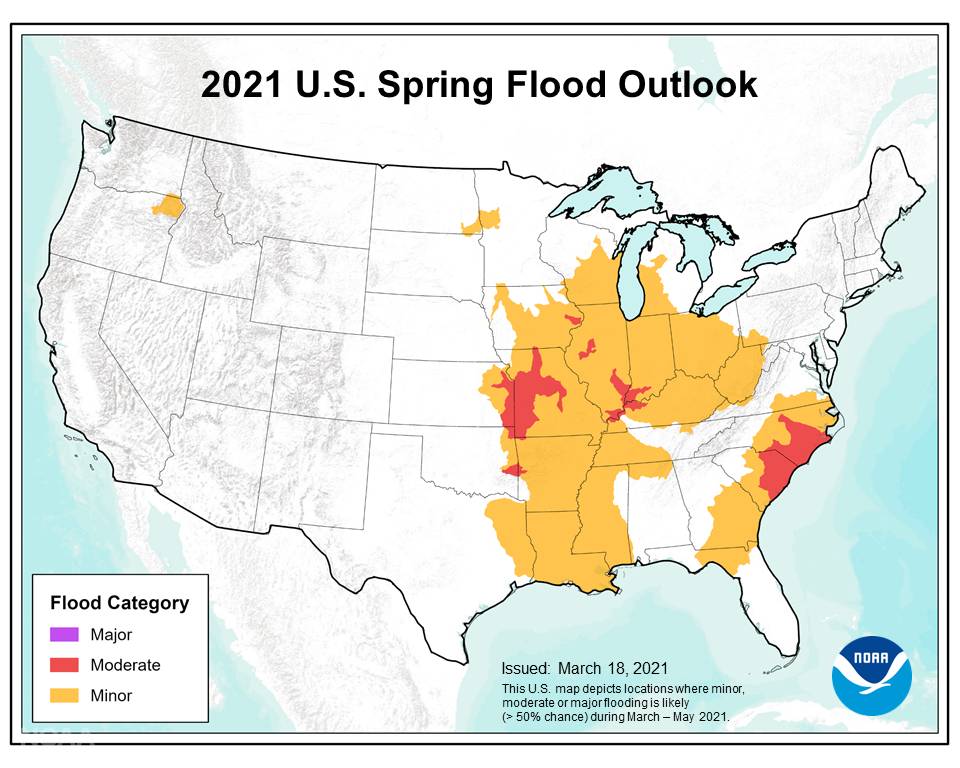 NOAA spring flood outlook