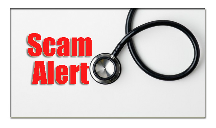 scam alert for medical professionals