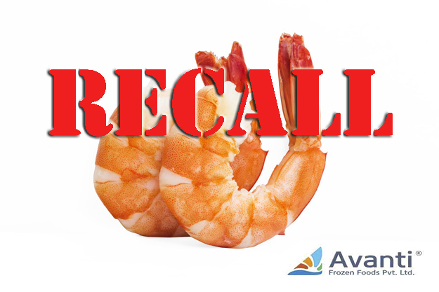 avanti frozen foods frozen shrimp recall june 2021