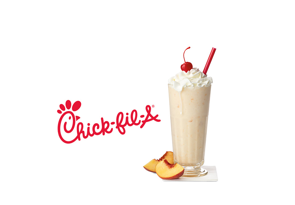 Peach Milkshake Chick Fil A 2024 April Merrie