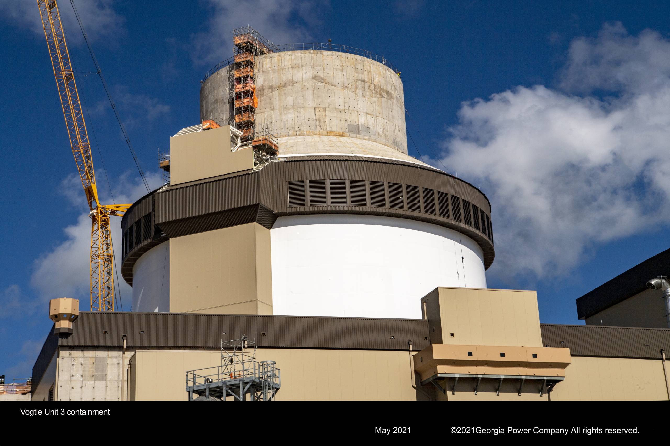 vogtle unit 3 containment ga power may 2021