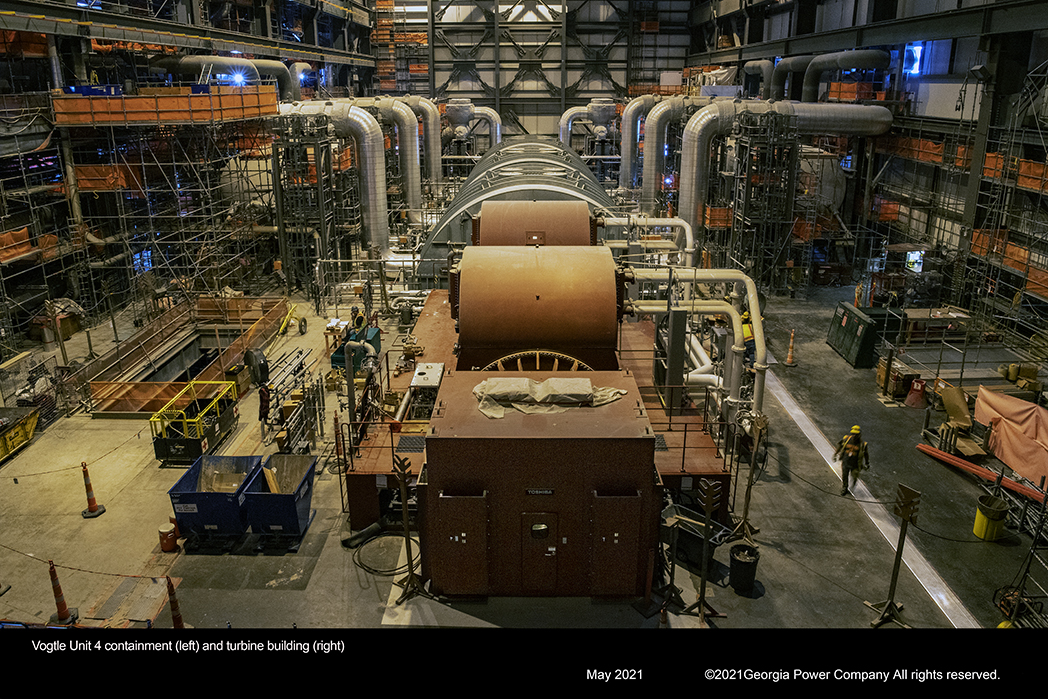 vogtle unit 4 and turbine ga power may 2021