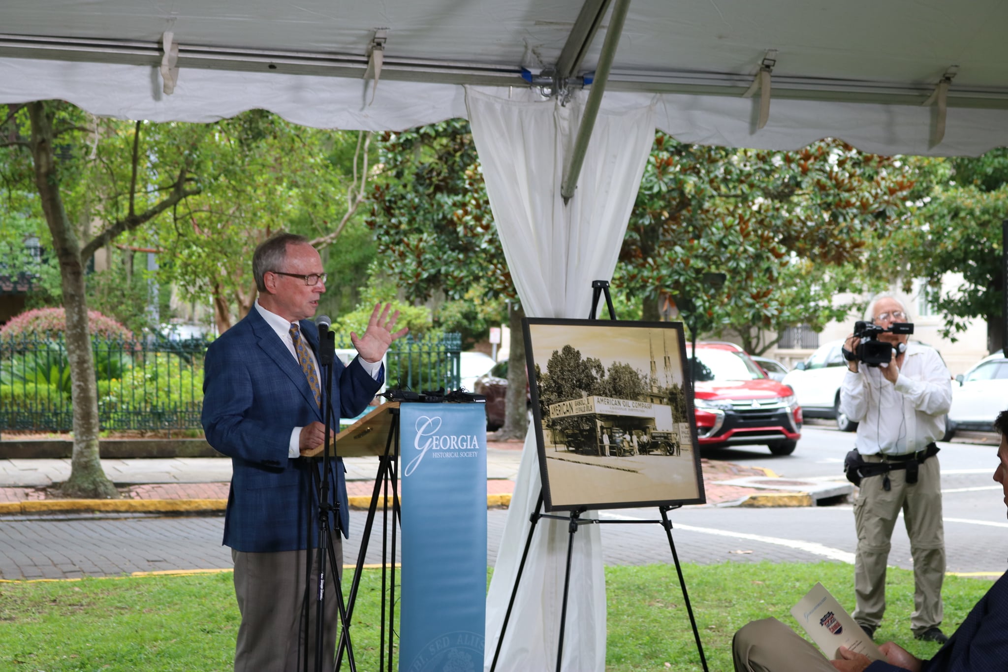Dr. W. Todd Groce, President and CEO of the Georgia Historical Society, served as Master of Ceremonies.