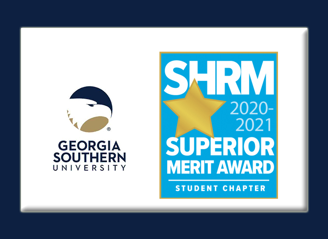 Society for Human Resource Management (SHRM) student chapter received a 2020-21 Superior Merit gsu featured