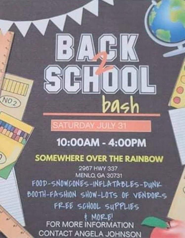 First Annual Back To School Bash Allongeorgia