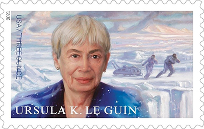 ursula-k-le-guin Literary Arts Stamp Series Honors Cross-Genre Author usps