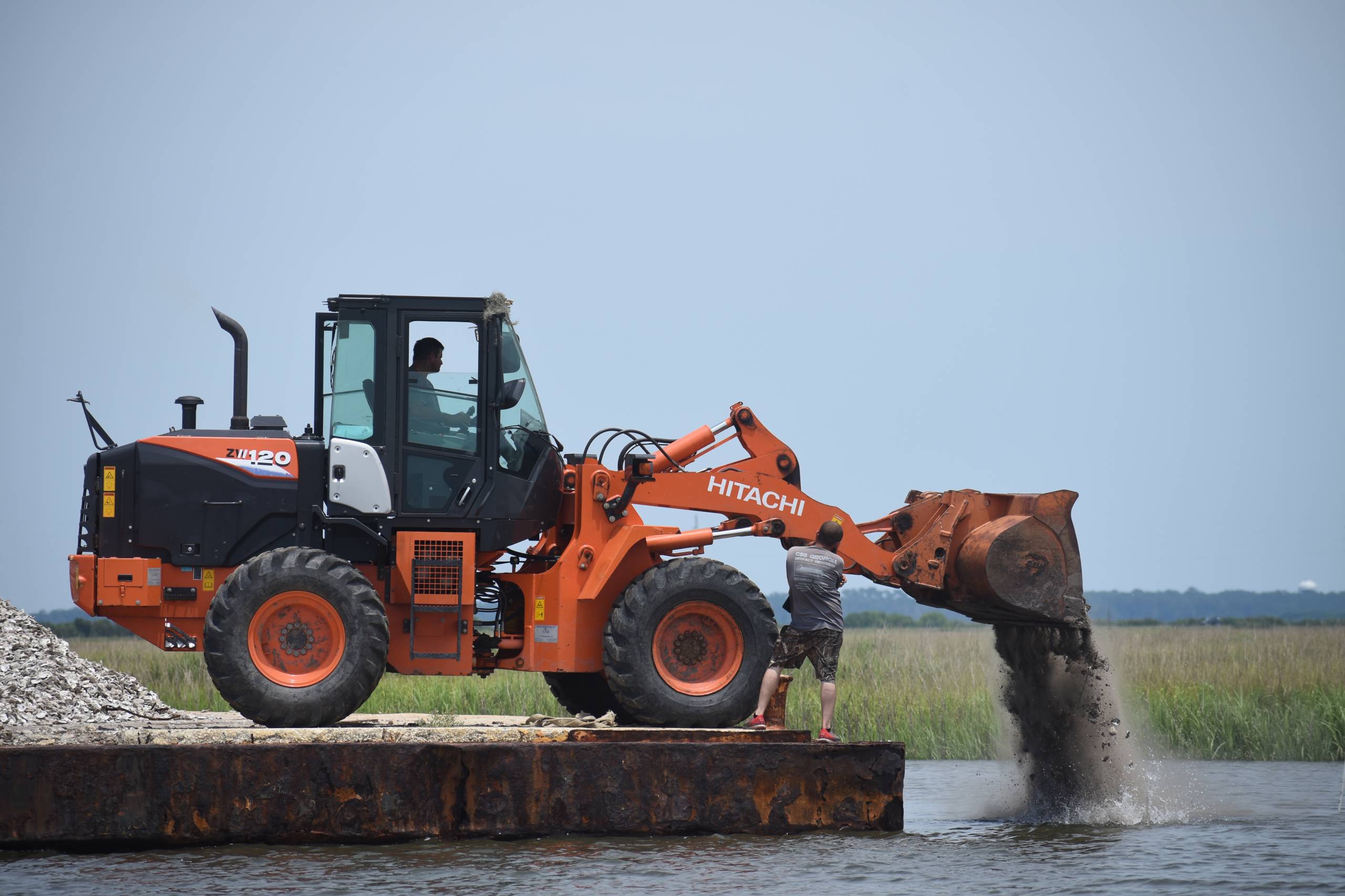 GA DNR enhances restores Glynn County reefs with 213 tons of oyster shell