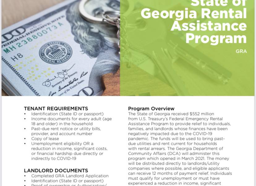 Georgia Rental Assistance 2025