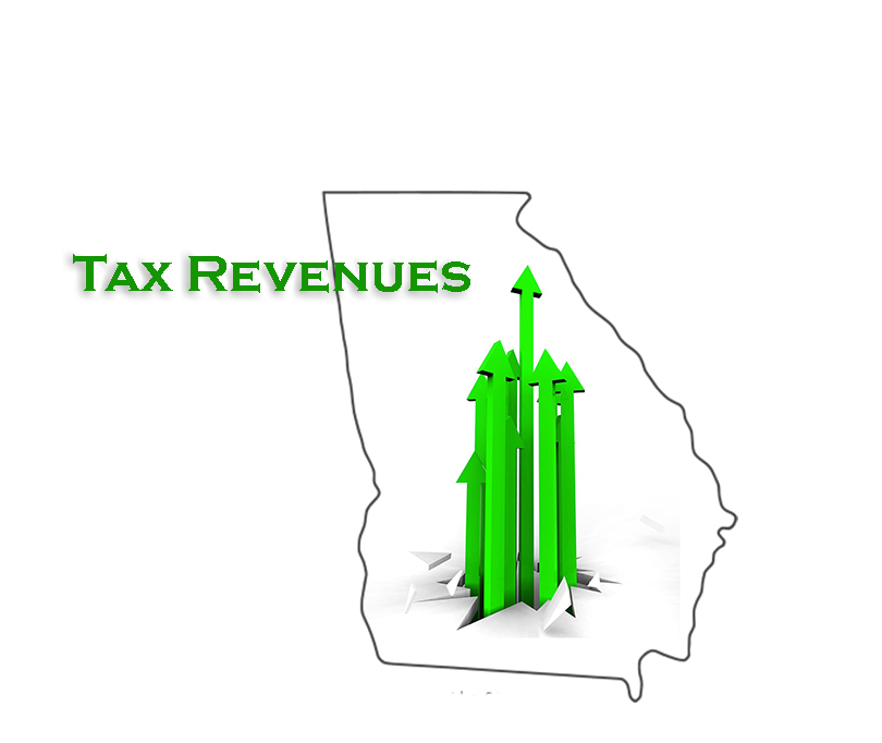 ga tax revenues increase