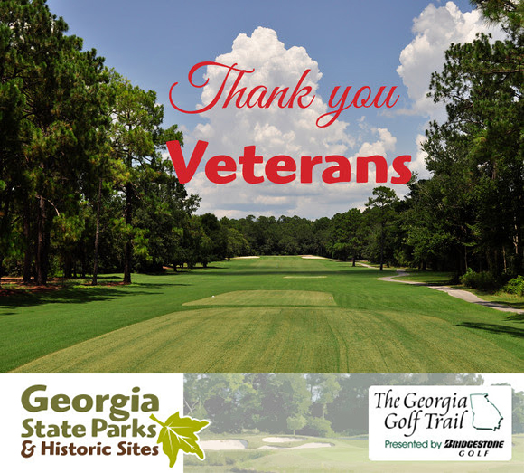 ga state parks veterans day free golf