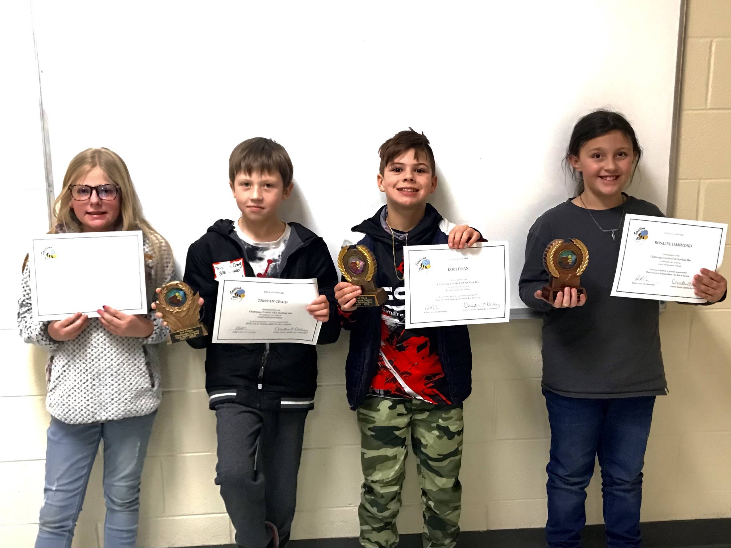3rd Grade Participants and Winners