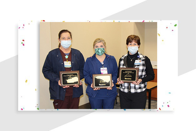 EGRMC EMPLOYEE OF THE YEAR, CLINICAL AND NONCLINICAL OF THE YEAR JAN 2022