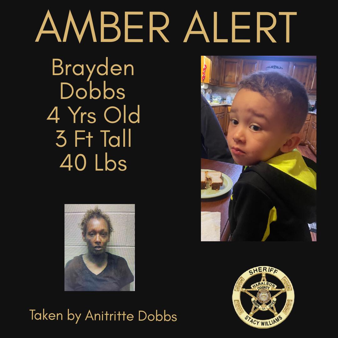AMBER ALERT HARALSON COUNTY