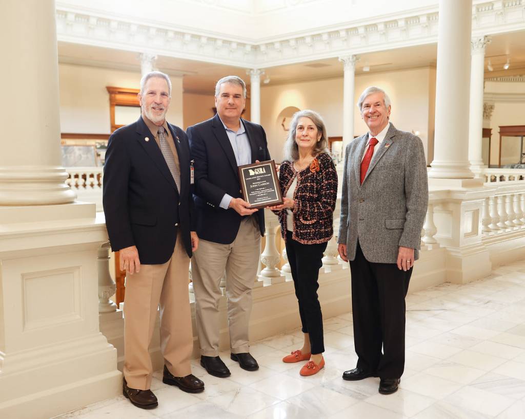 State Representative John Carson Receives Legislative Service Award