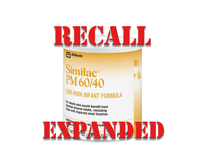 Similac Powdered Infant Formula Recall Expanded