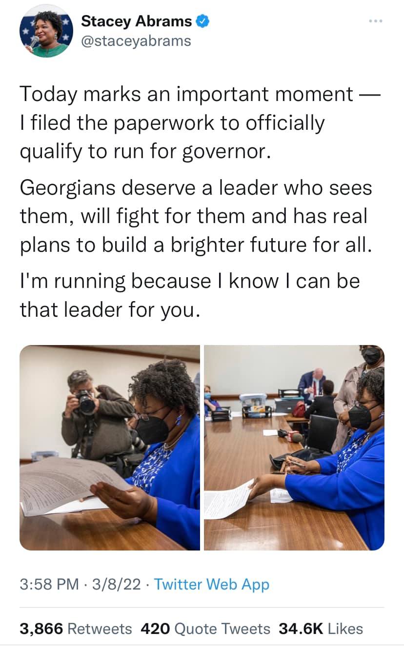stacey abrams qualifications