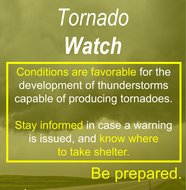 national weather service tornado watch