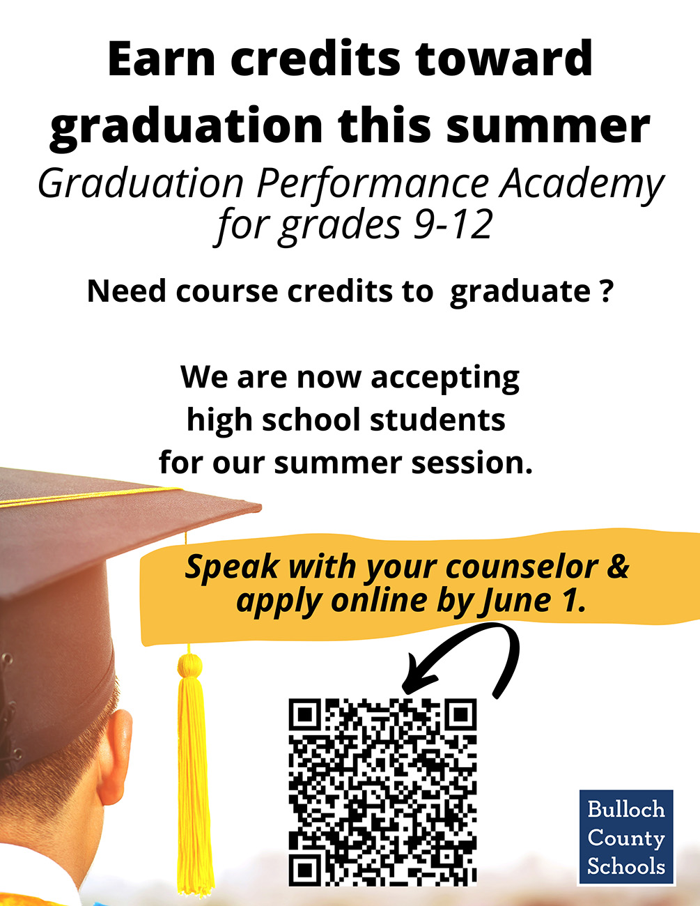 Need course credits to graduate ? Now accepting high school stud