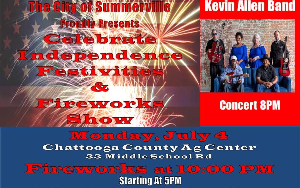 Summerville’s Celebrate Independence Festival & Fireworks Show Is Set