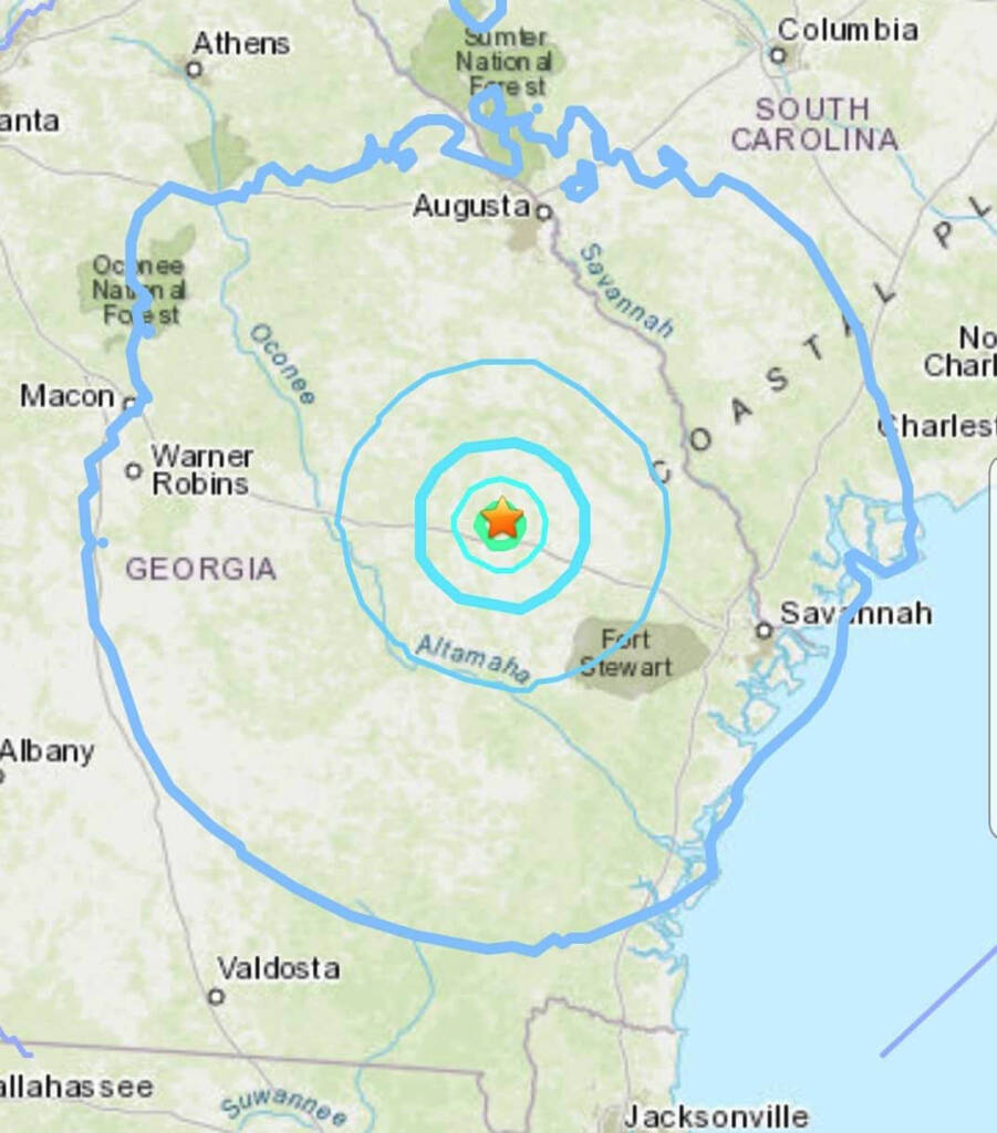 3.9 Magnitude Earthquake Near Metter and Stillmore, Did You Feel It