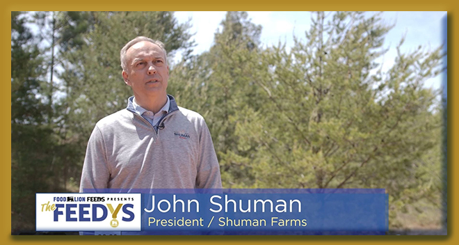 shuman farms produce food lion feedys award