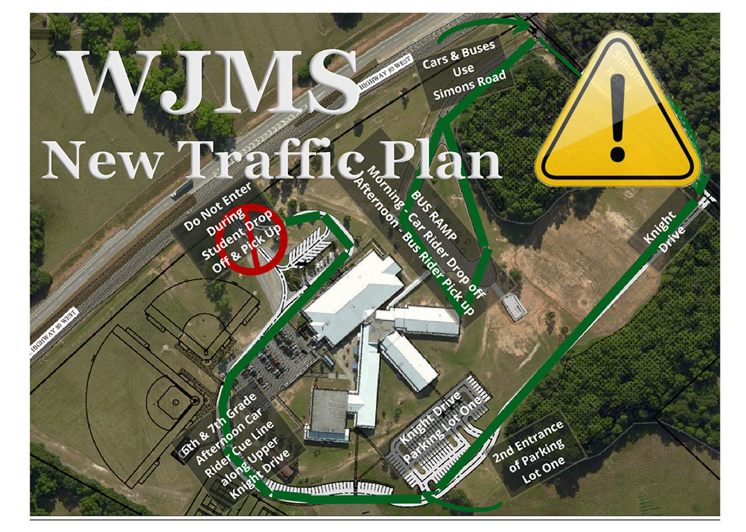 William James Middle School Temporary Traffic Plan
