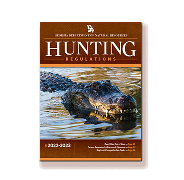 Ga DNR's 202223 Hunting Seasons & Regulations Guide