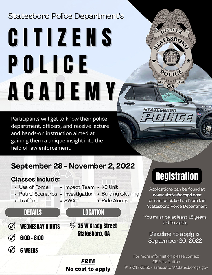 spd citizens police academy 2022