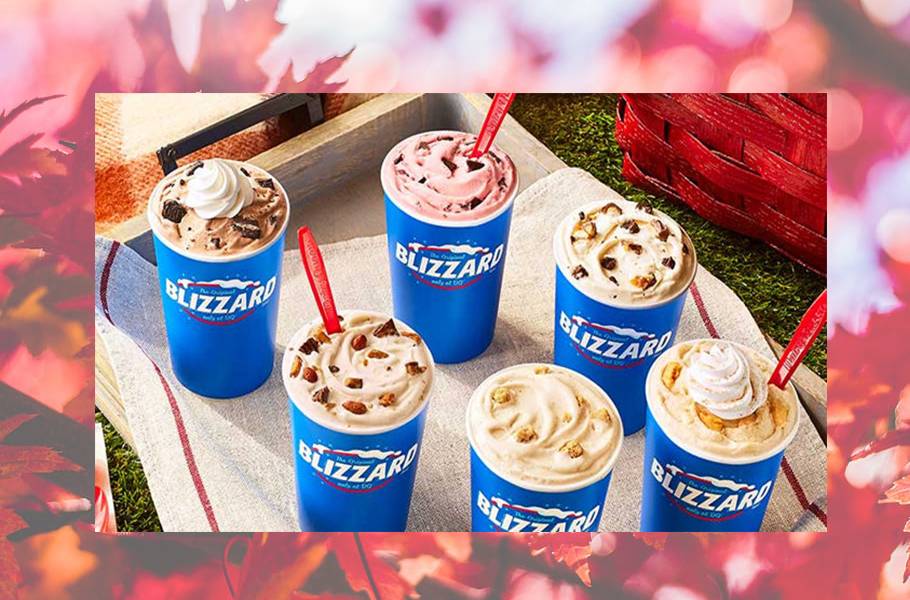 Dairy Queen Fall Blizzard Treat Menu Three New Flavors and Returning