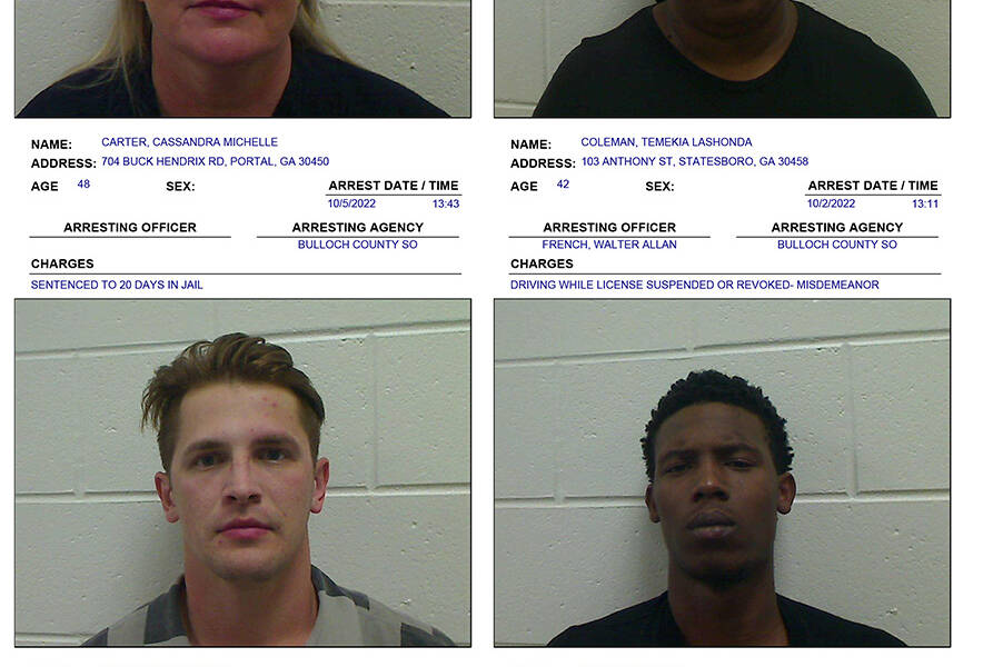 Bulloch County Mugshots 2025