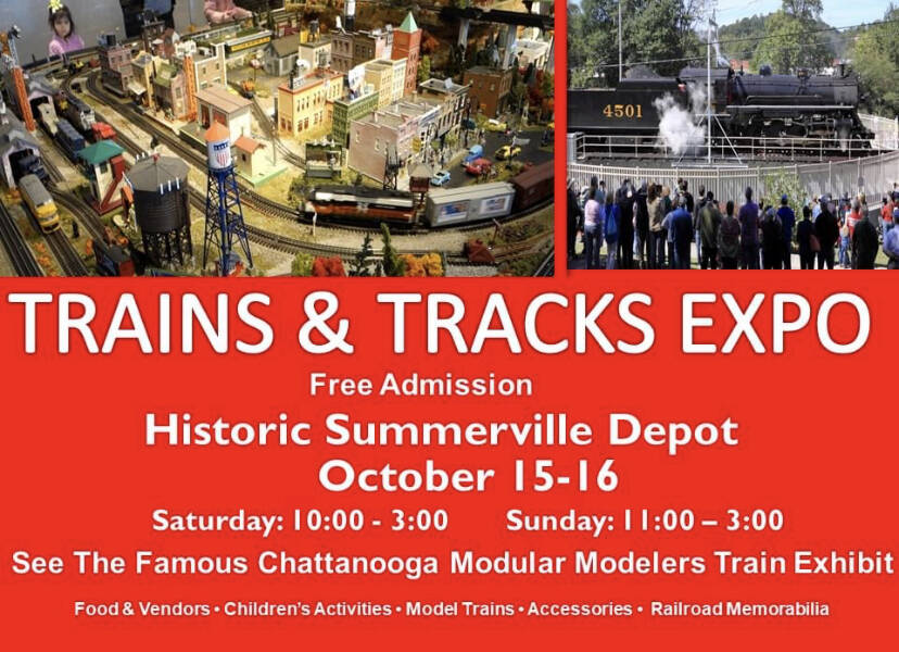 Summerville Presents Trains & Tracks Expo Trains, Live Demonstrations