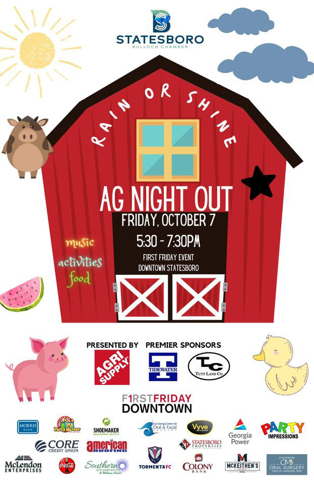 ag night out 2022 flyer